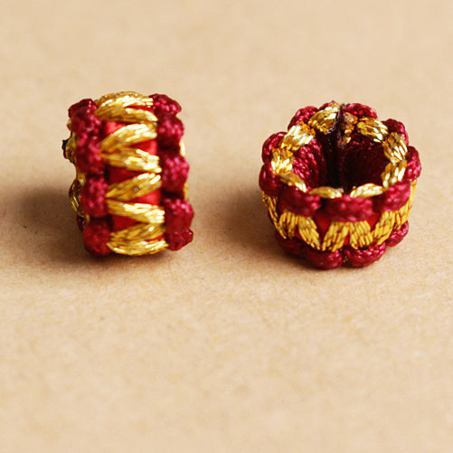 Wholesale Wreath Ring Hand Made 8MM Nylon Beads