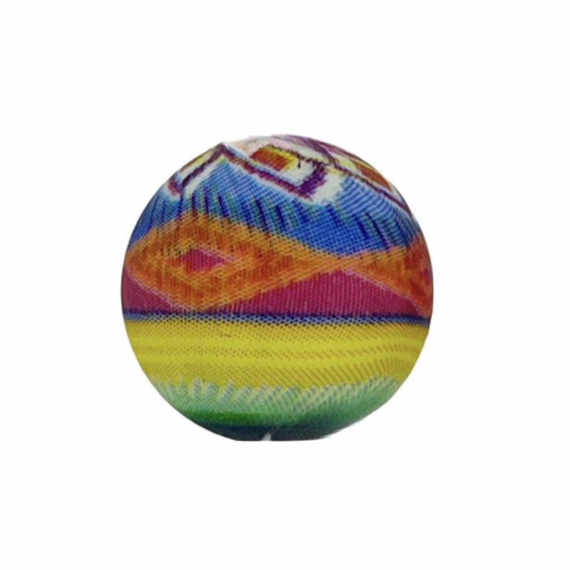 Wholesale 50PCS/PACK Color Water Transfer Printed Silicone Beads