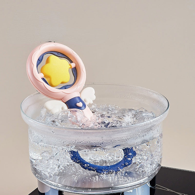 Wholesale Baby Teether Hand Rattle Soother OLY-FT-QXW001