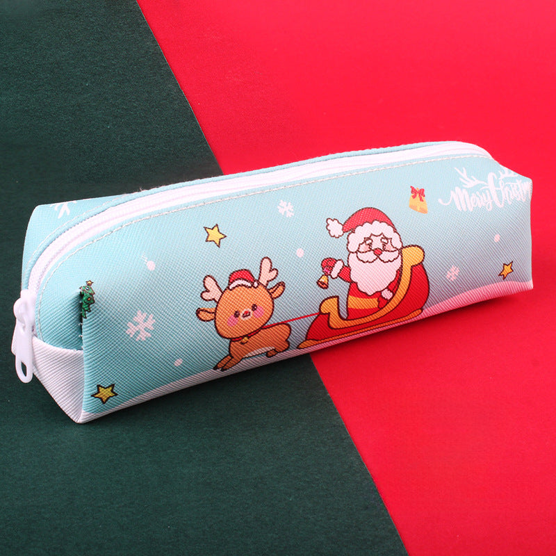 Wholesale Christmas Polyester Pencil Case