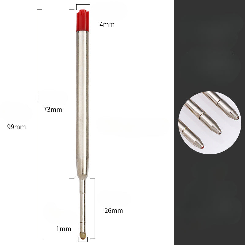 Wholesale Spot 424 Metal Refill 99mm Metal Ballpoint Pen G2 Refill 1.0mm