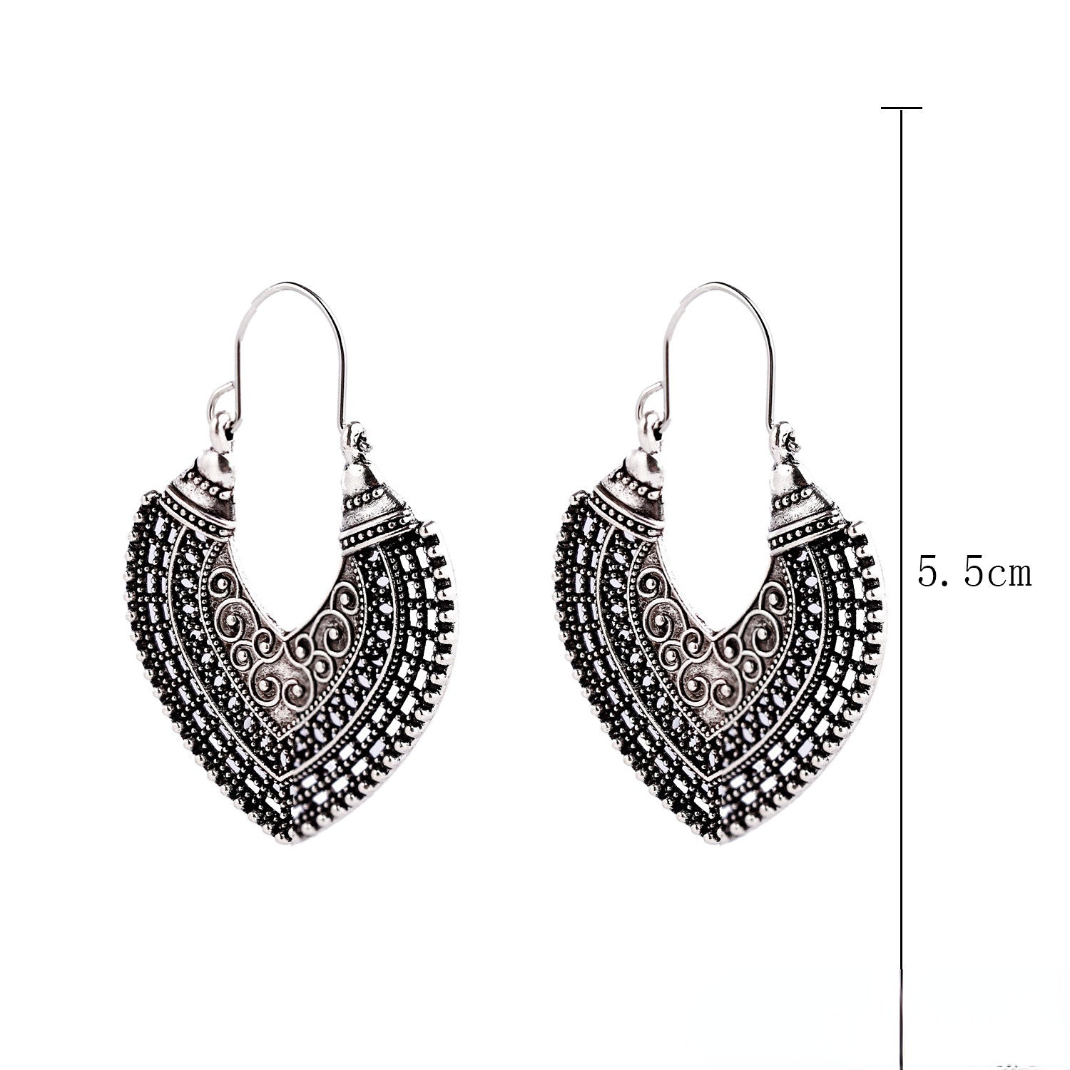 Wholesale Turquoise Vintage Bohemian Alloy Earrings