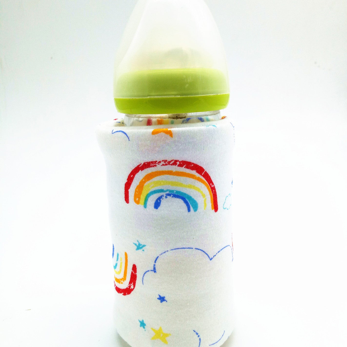 Suministros para bebés con cubierta aislante de algodón para biberón USB al por mayor