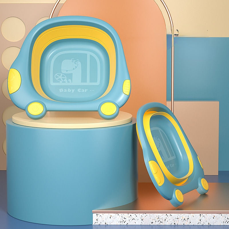 Wholesale Baby Toddler Foldable Basin Hanging Baby Supplies Plastic