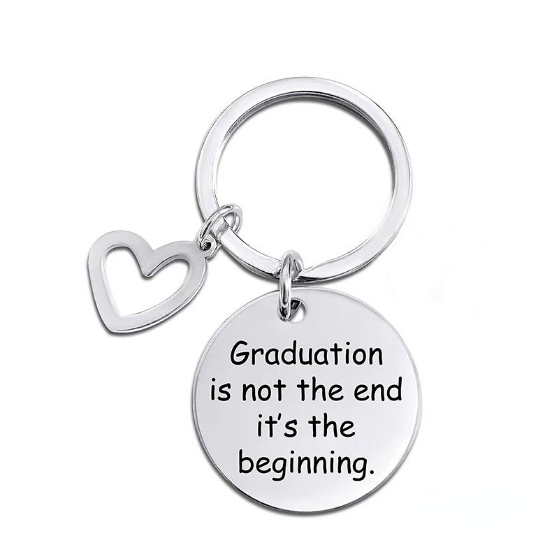 Wholesale Metal Graduation Season Students and Teachers Reading Lettering Key Chain