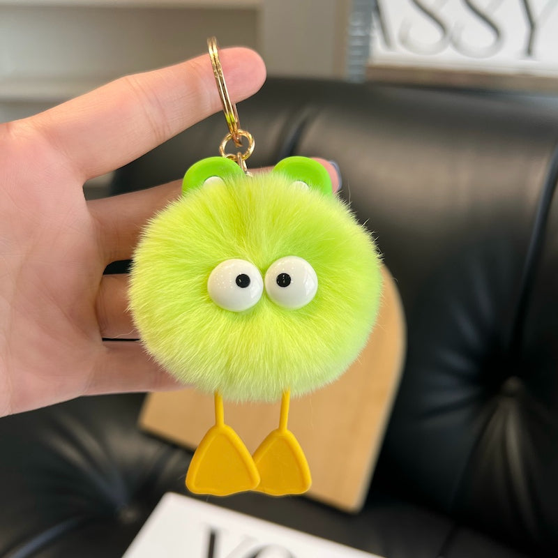 Wholesale Duck Plush Ball Keychain