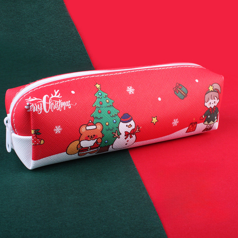 Wholesale Christmas Polyester Pencil Case