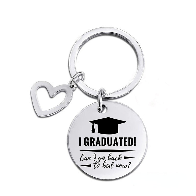 Wholesale Metal Graduation Season Students and Teachers Reading Lettering Key Chain
