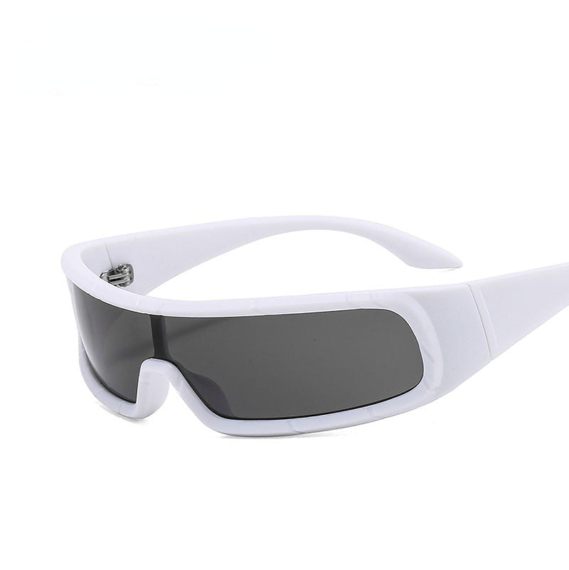 Wholesale One-piece Sports Cycling Colorful PC Sunglasses