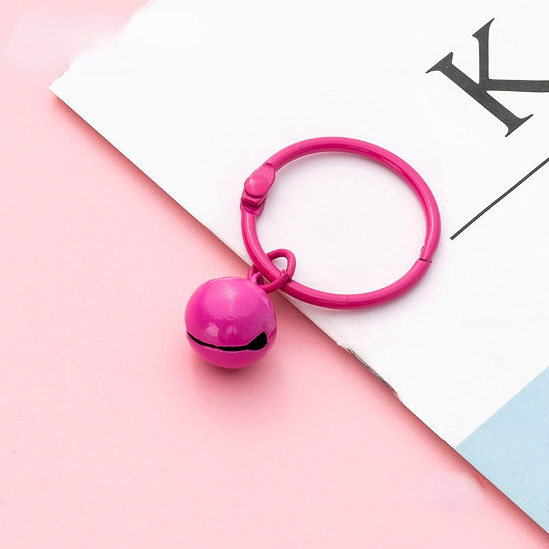 Venta al por mayor Campana colorida del llavero de DIY del hierro