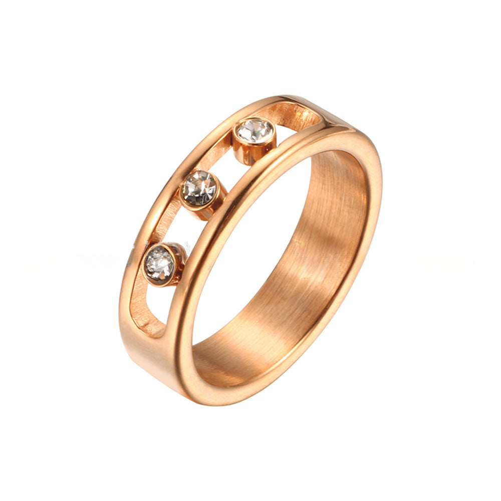 Wholesale Stainless Steel Gold Plated Necklace Ring Bracelet Set