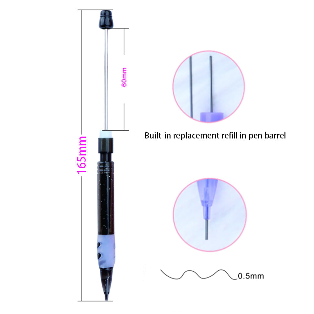 Wholesale Beadable Mechanical Pencil Beadable Pencil Mini Drawing Pencils Small Pencil Writing DIY Crafting