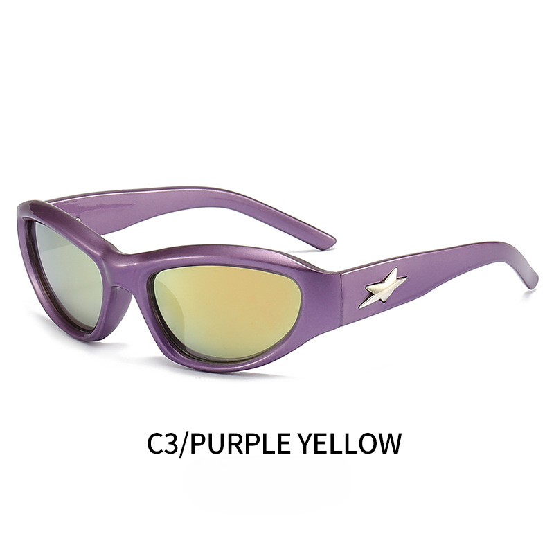 Wholesale Y2K Millennium Cat Eye PC Sunglasses