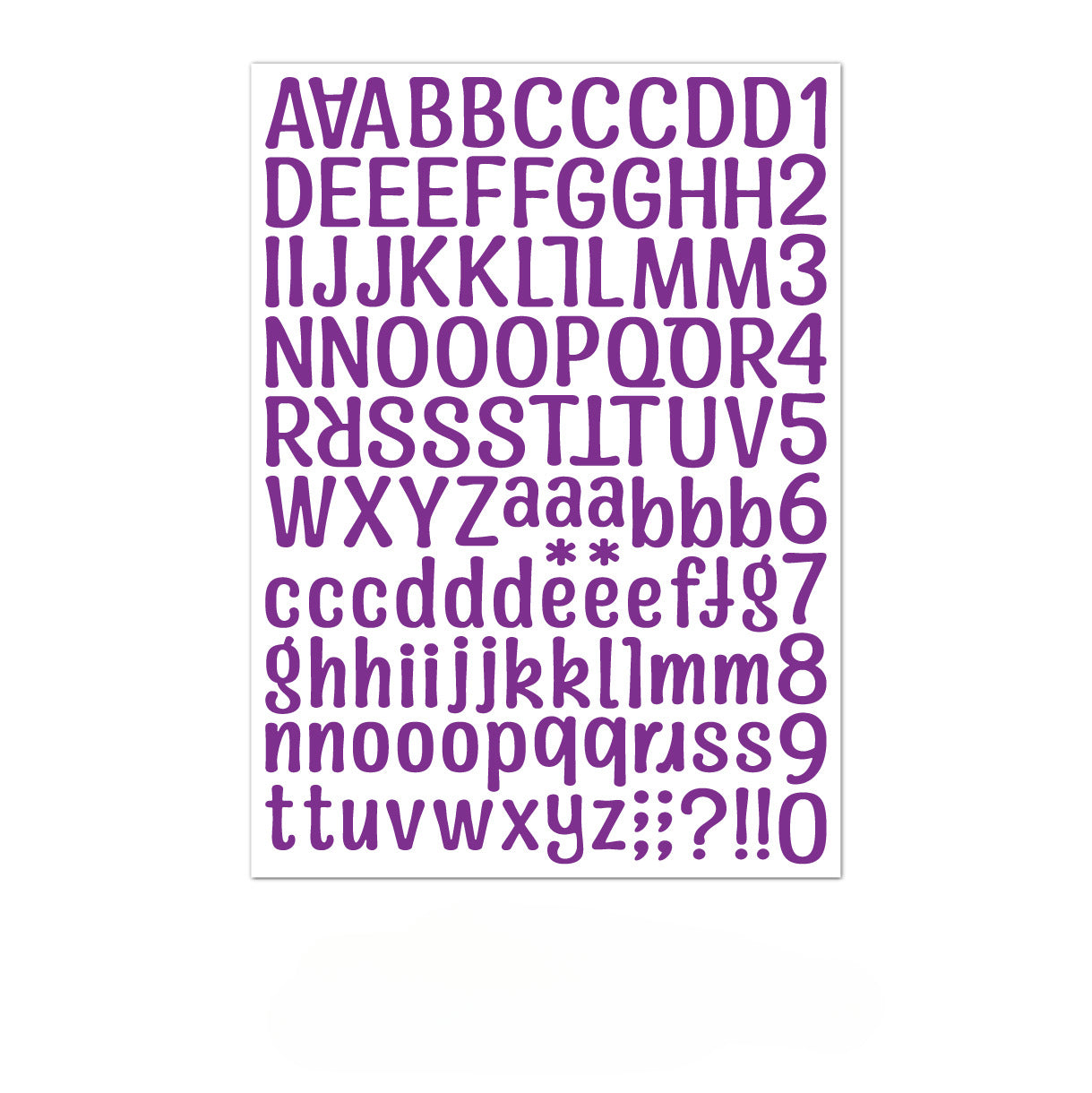 Wholesale 24PCS/PACK Self-adhesive DIY Letter Stickers