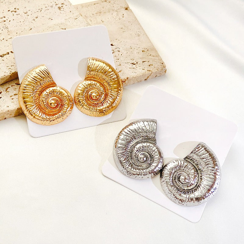 Wholesale Beach Wind Sea Star Conch Creative Personality Summer Versatile Earrings