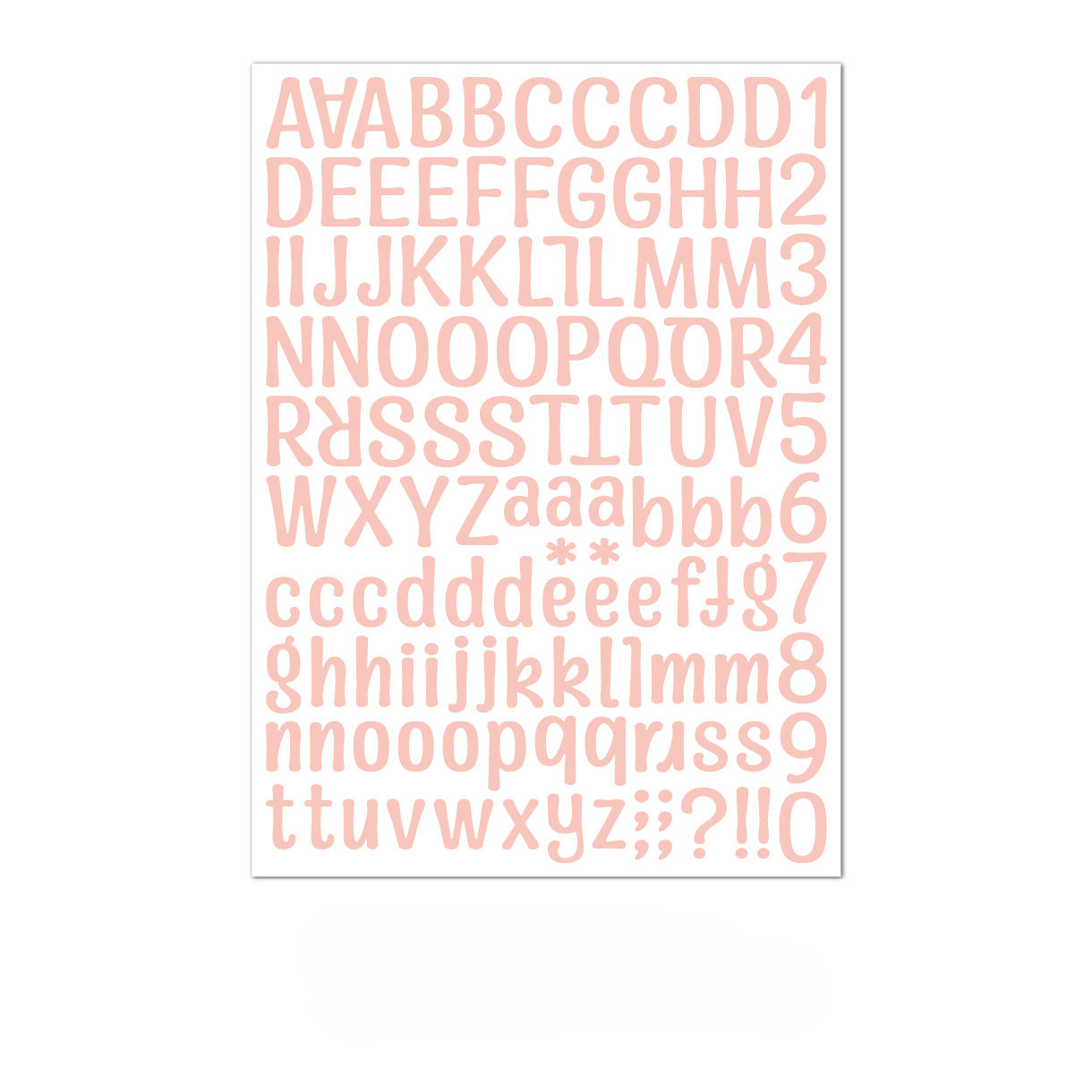 Wholesale 24PCS/PACK Self-adhesive DIY Letter Stickers