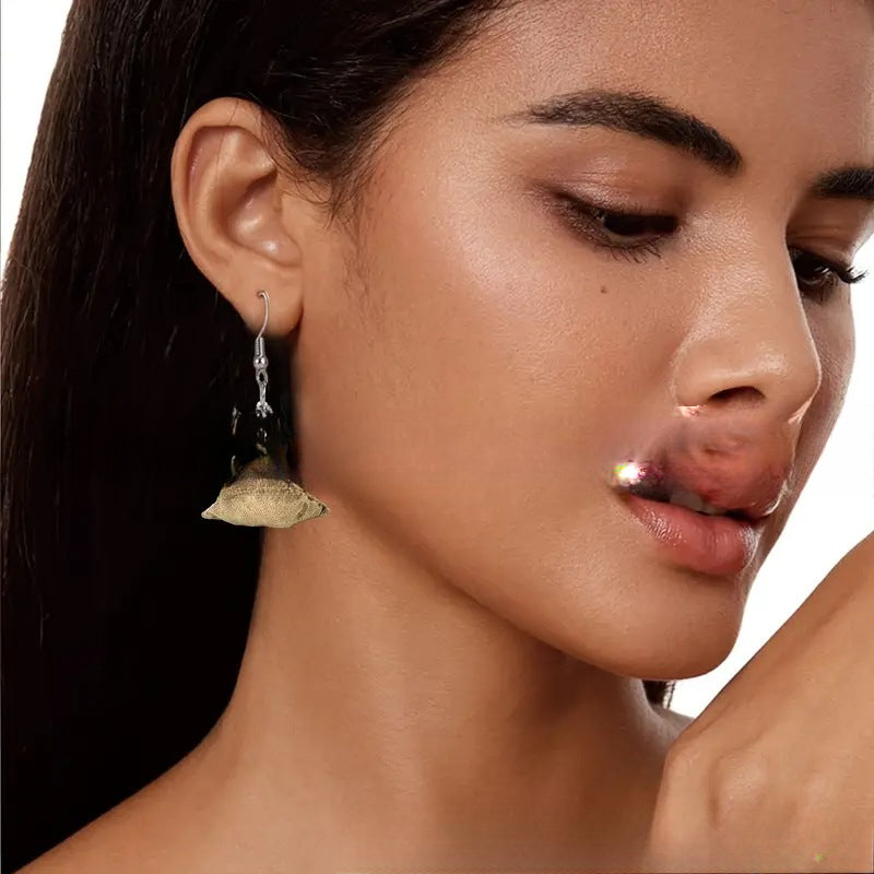 Wholesale Acrylic Flat Section Earrings