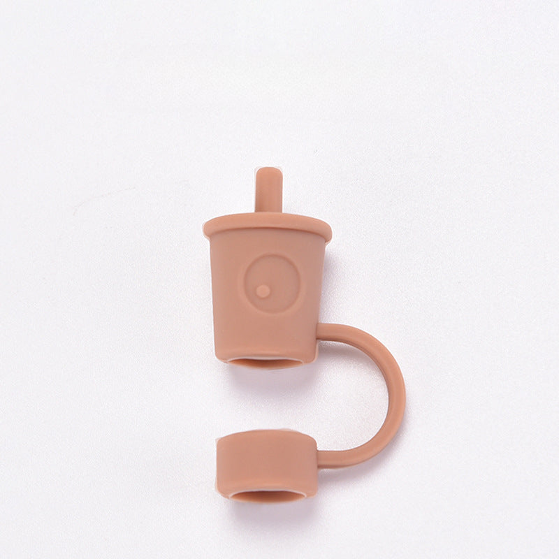 Wholesale Silicone Straw Dust Plug 0.8cm Dust Plug Straw Tube Cap