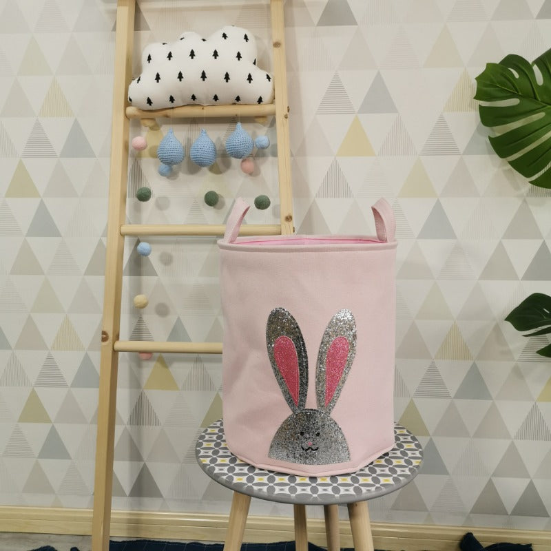 Wholesale Canvas Cartoon Pattern Clothing Storage Box