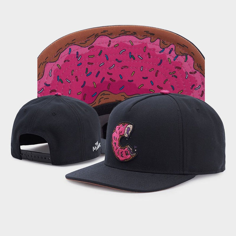 Wholesale Black Donut Hip Hop Style Sports Baseball Hat