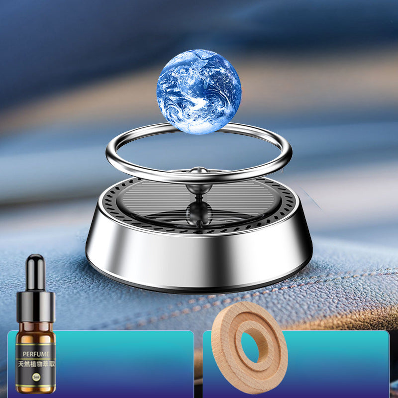 Wholesale Solar Car Levitating Planet Eau Diffuser Alloy ornaments