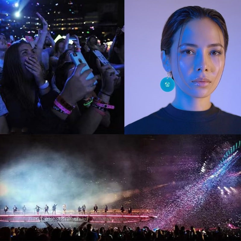 Wholesale Niche Creative Design Acrylic 1989 Vinyl Record Earrings