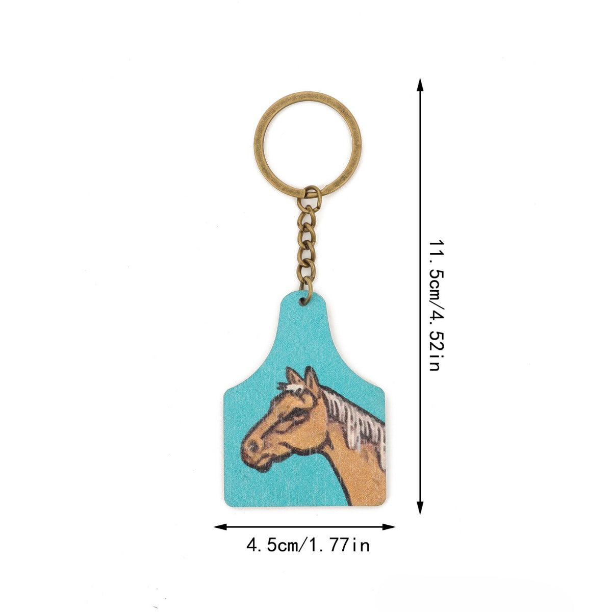 Wholesale of Western Style Leather Keychains