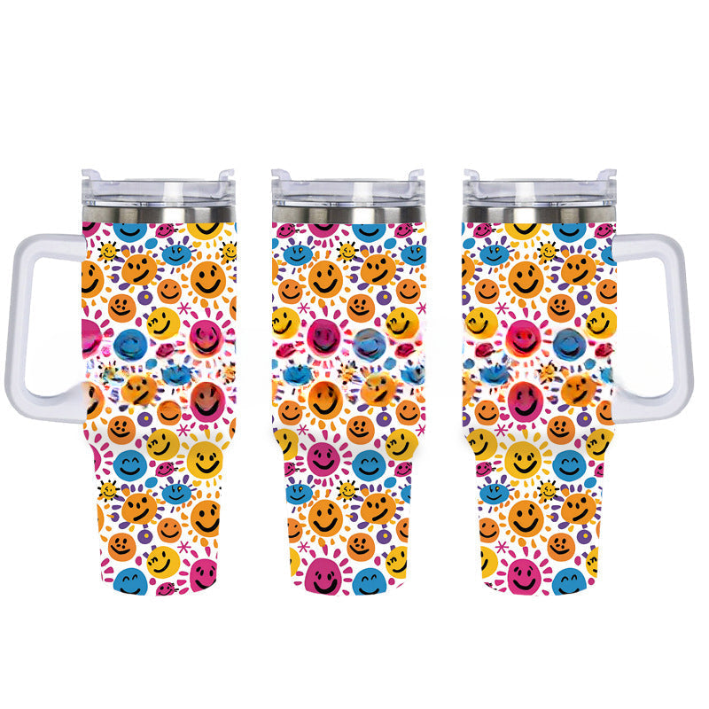 Wholesale Mother's Day Series 40oz Car Handle Large Capacity Ice Bomber Cup