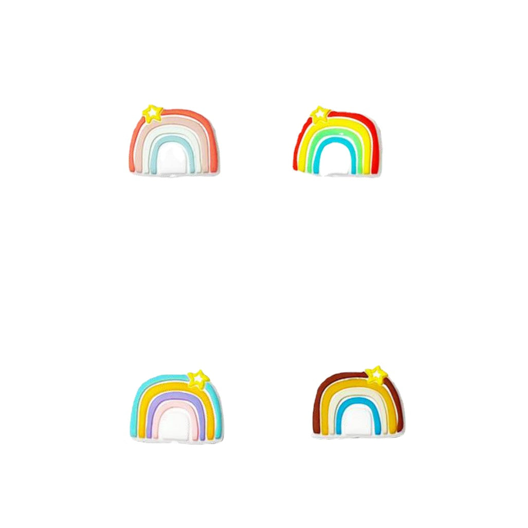 Wholesale 50PCS Cartoon Suit Silicone Beads