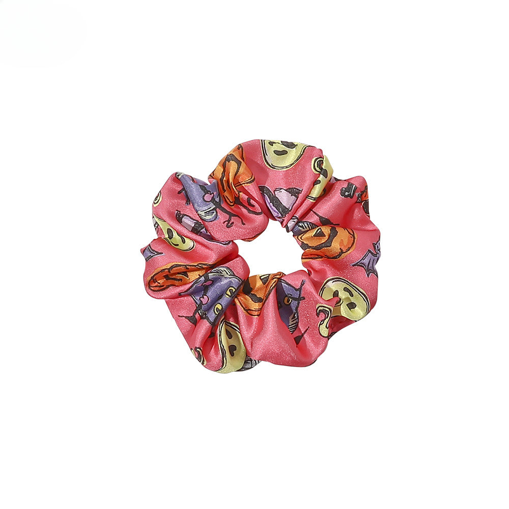 Wholesale Halloween Large Intestine Hair Ring, Pumpkin Skull, Personality Holiday Hair Accessories