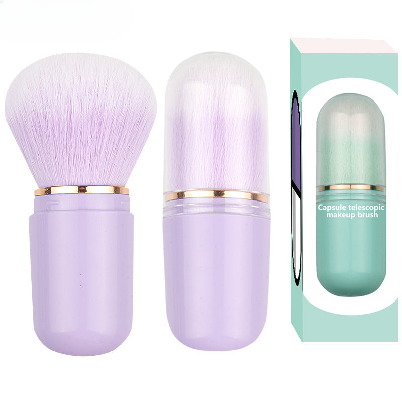 Wholesale Retractable Portable Capsule Makeup Brush