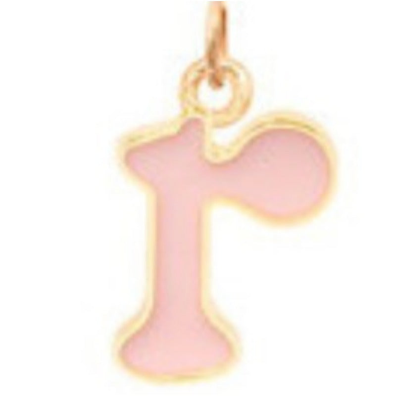 Wholesale Candy Colored Letter Titanium Steel Necklaces