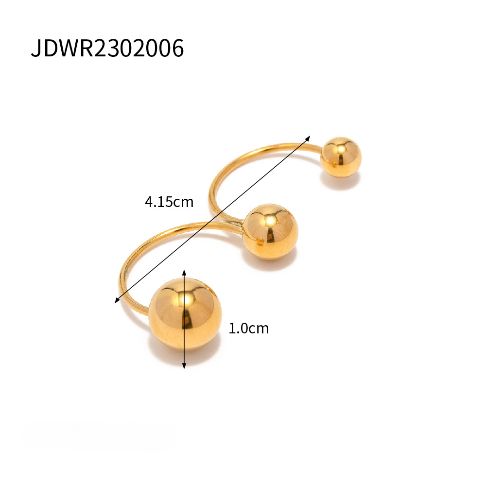 Anillos de pelota grandes y pequeños acero inoxidable al por mayor