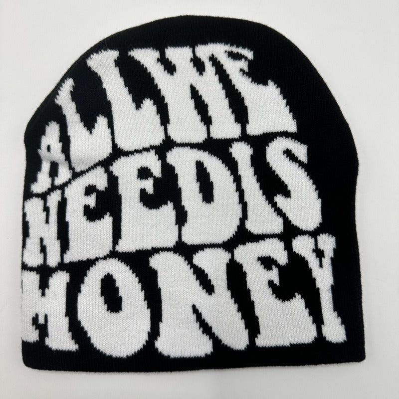 Wholesale Knitted Jacquard Hip-hop Letter Wool Hat