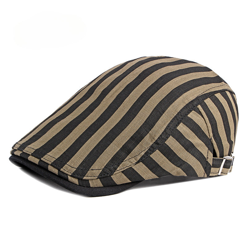 Wholesale Cotton Striped Beret