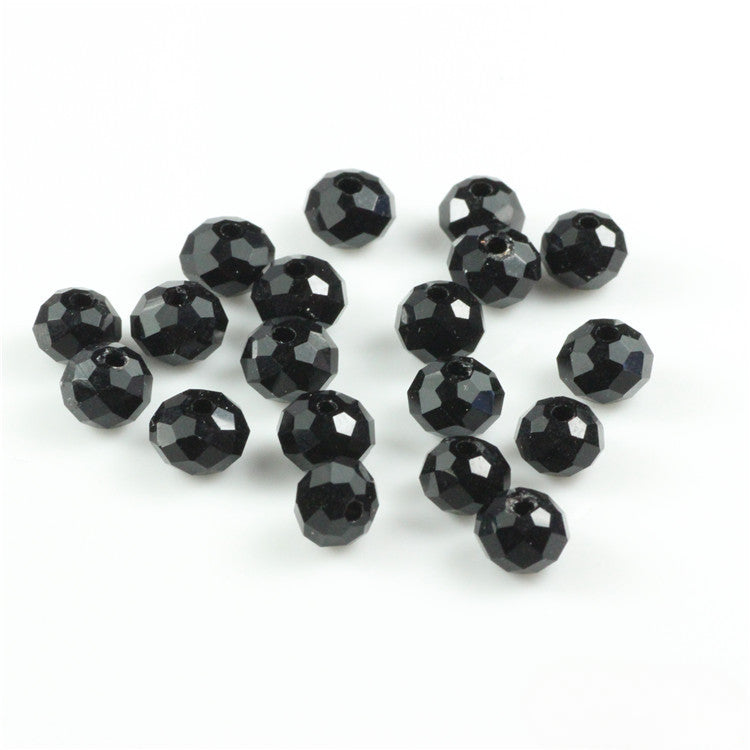 Wholesale 6-12MM Flat Beads Glass Wheel Crystal Beads Lanyard