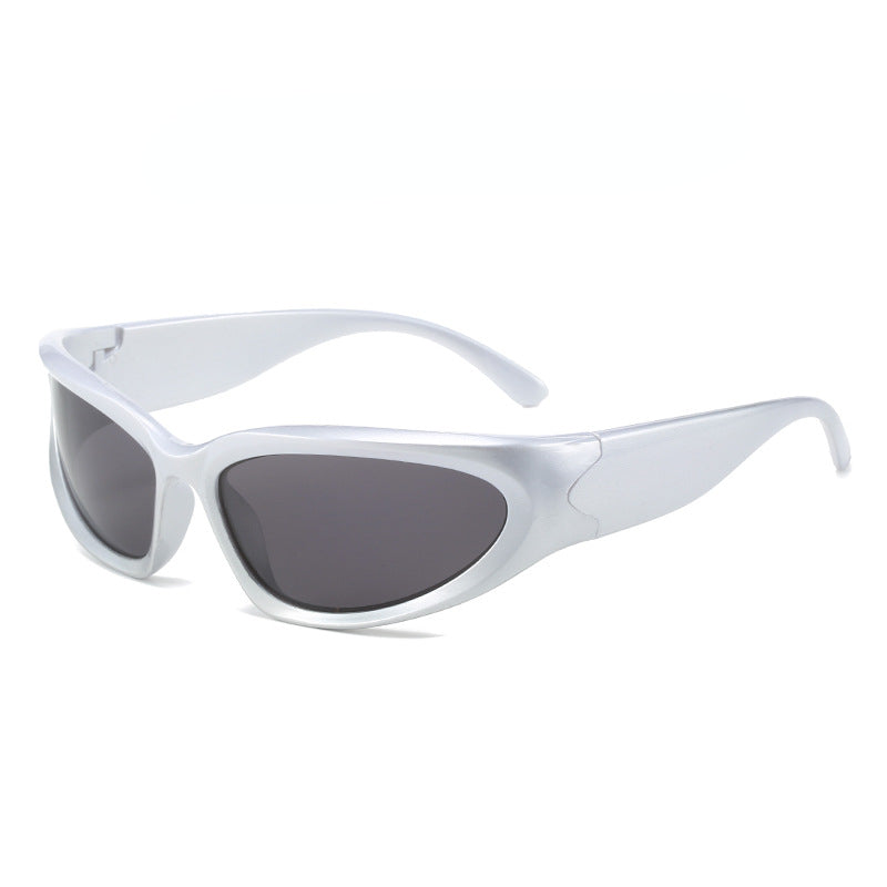 Wholesale Y2k Retro Sense of Technology Cyberpunk Cycling Sports PC Sunglasses