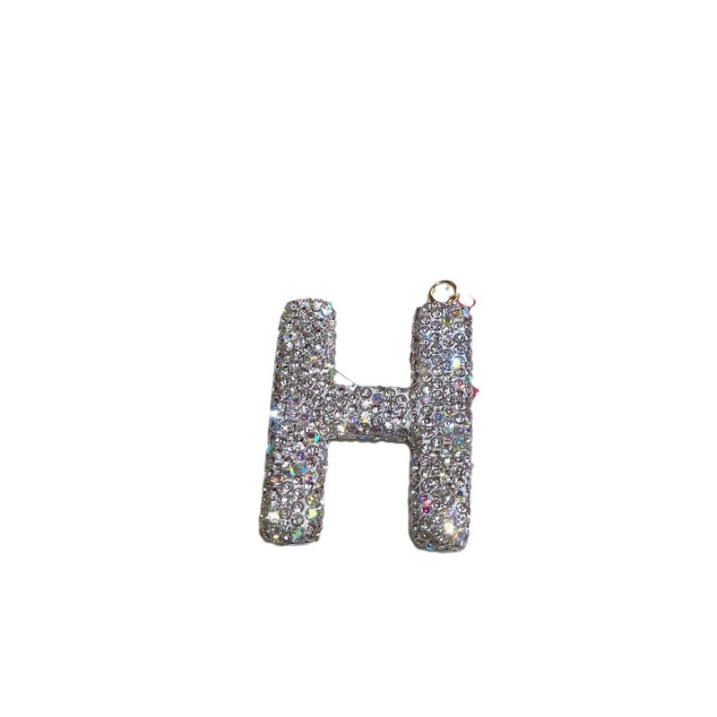 Wholesale Optional Color Letter Car Keychains