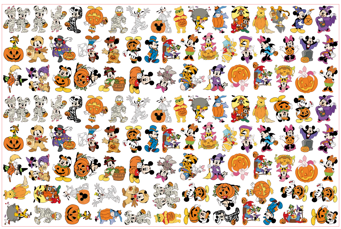 Wholesale Halloween Acrylic Cartoon 2cm/4cm/6cm/8cm Pieces DIY Charms Flatbacks Pendant