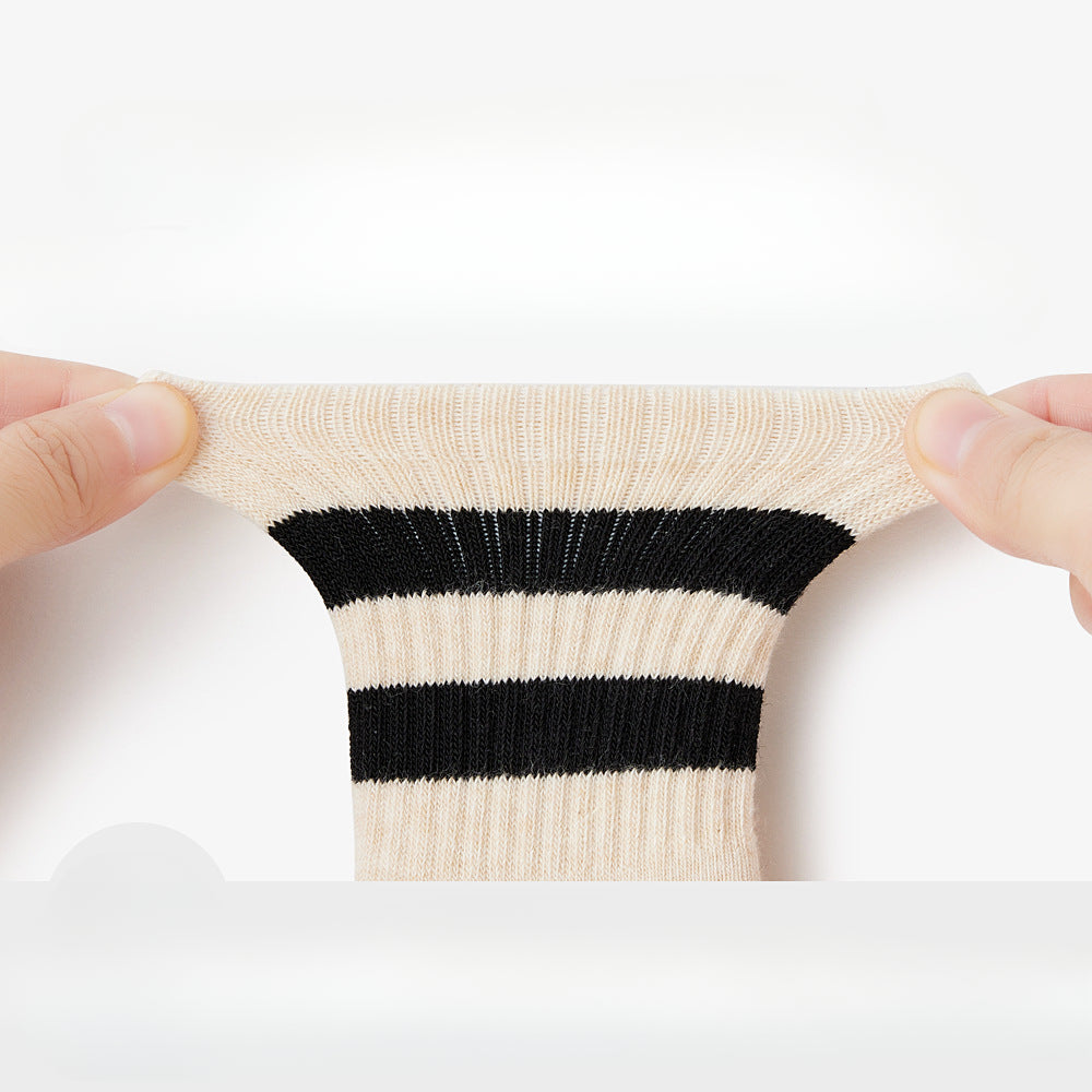 Wholesale Pure Cotton Mid-calf Baby Socks