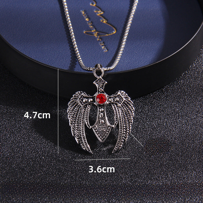 Wholesale Cross Necked Sweaters Stainless Steel Necklace