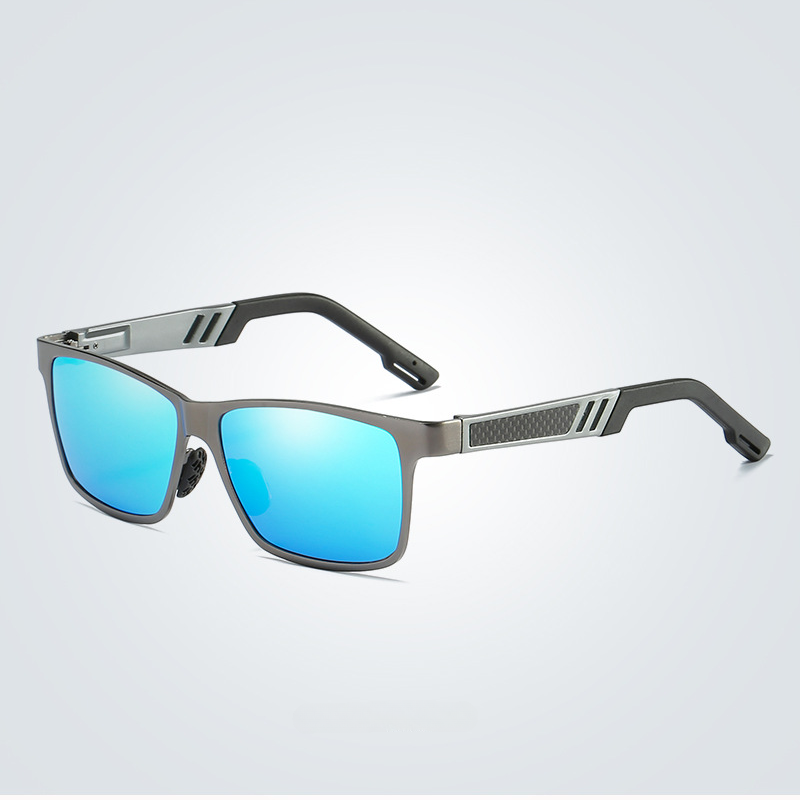 Wholesale Spring Leg Dazzling Color Film Polarized PC Sunglasses
