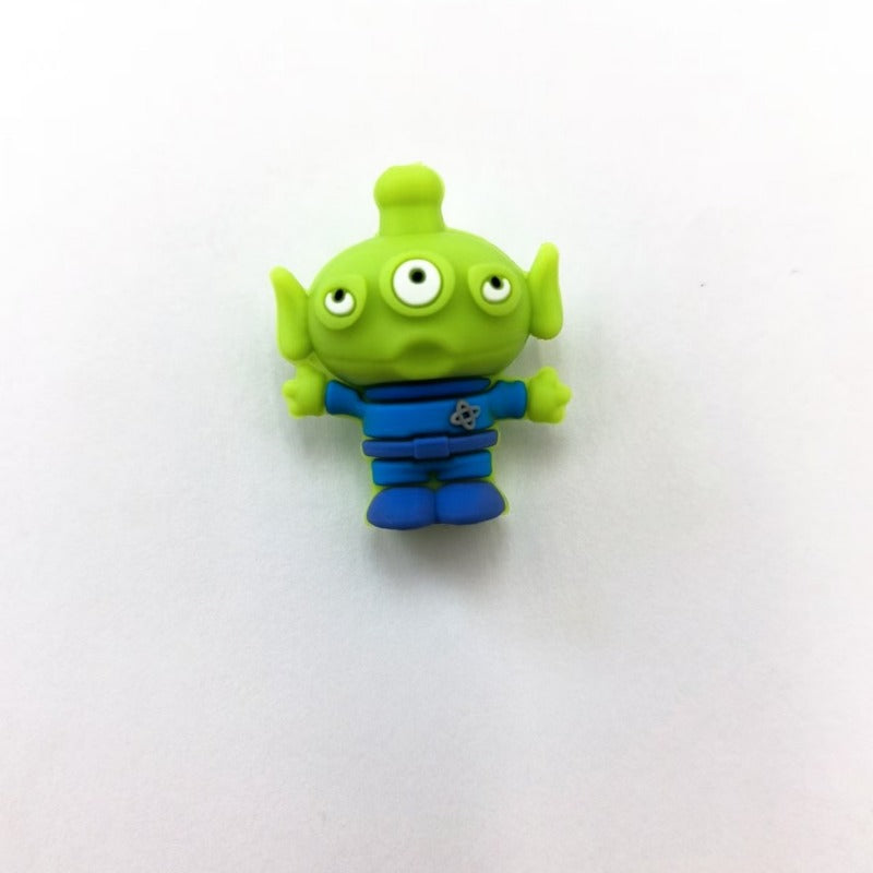 Wholesale10pcs 3D Silicone Cute Cartoon Beads