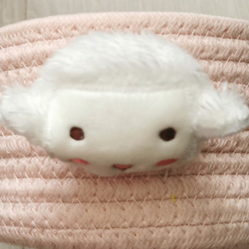 Wholesale Cotton Rope Tabletop Small Storage Basket