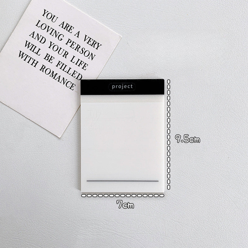 Wholesale Transparent Material Mesh Translucent Sticky Notes