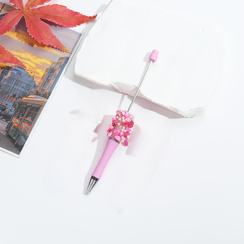 Wholesale Beadable Pens Heavy Industry Full of Broken Diamond Bead Pens