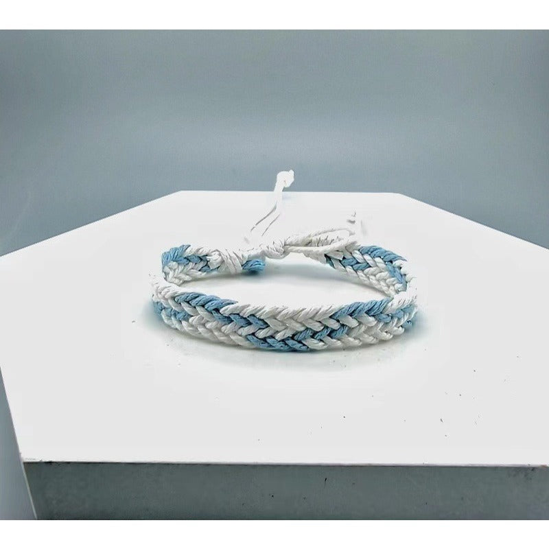 Wholesale New Colorful Summer Hand-woven Wax Rope Bracelet
