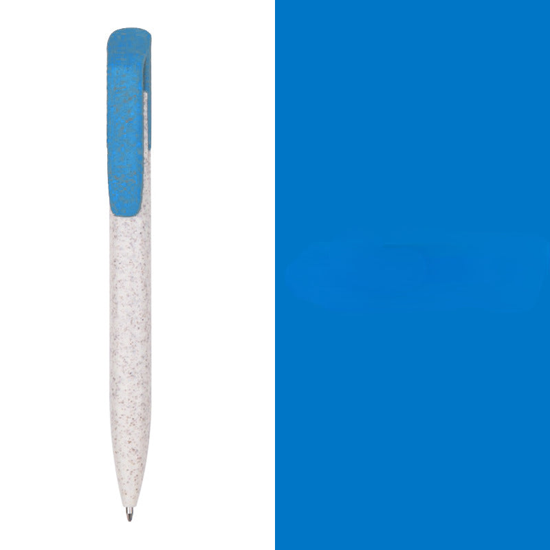 Wholesale of New Color Matching and Environmentally Friendly Wheat Straw Press Ballpoint Pens