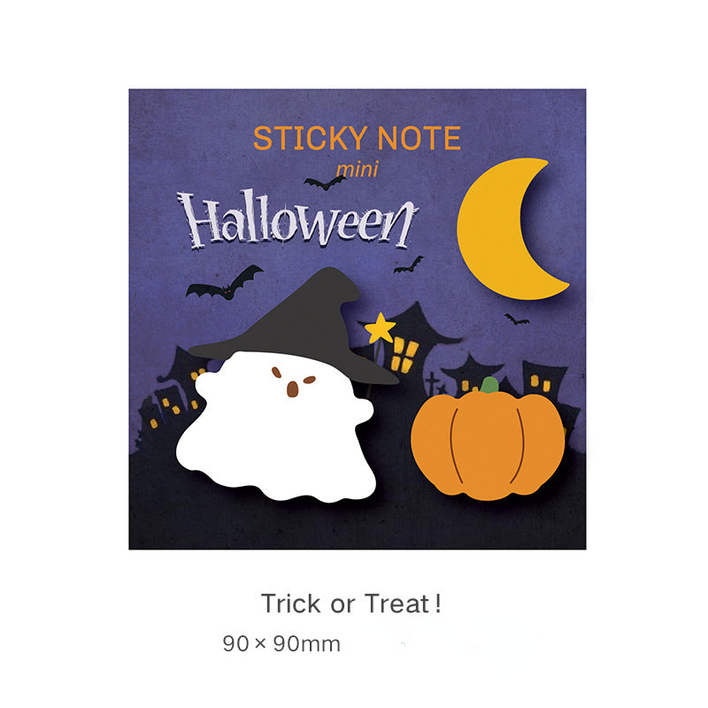 Wholesale Cute Cartoon Halloween Rainbow Paper Sticky Notes