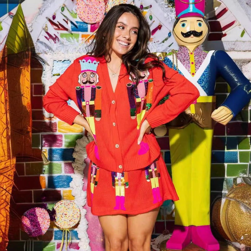 Wholesale Autumn/Winter Christmas Sparkling Women Clothes